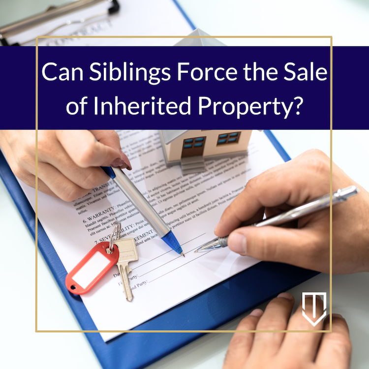 underwood siblings force sale inherited property