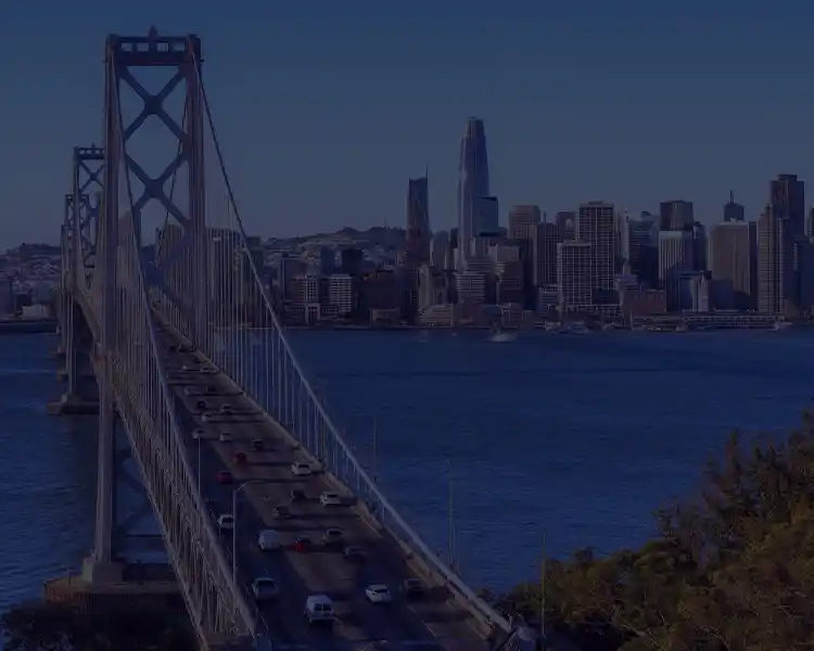San Francisco Bay Bridge Skyline
